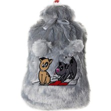 Dogs Gri Peluş Sıcak Su Torbası