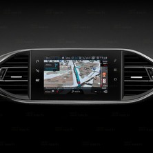 Ael-Tech Peugeot 308 7 Inç Navigasyon Cam Ekran Koruyucu 2018-2021