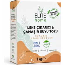 The Elite Home Doğal Oksijen Bazlı Leke Çıkarıcı Toz 1000 g Vegan Sertifikalı Beyazlar ve Renkliler İçin
