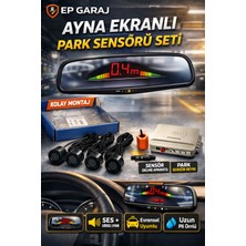 EP Garaj Otomotiv Asistant Parking Sensor – 4’lü Park Sensörü Seti (200–300 cm Algılama) Unıversal