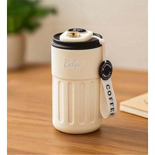 Velora 400ML Coffee Dereceli Beyaz Termos