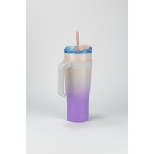 Velora Bernardo Alto Pipetli Termos Bardak Pembe 1000ML