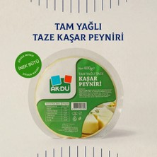 Akdu Peynir Tam Yağlı Taze Kaşar Peyniri 400 gr - %100 İnek Sütünden