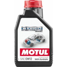 Motul Hybrid 0W-12 1 Lt Tam Sentetik Hybrid Motor Yağı