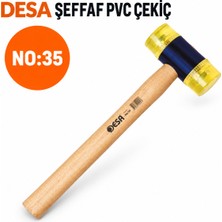 Sait Demirci Desa Arge Toptan Ağaç Saplı Pvc Şeffaf Çekiç No: 35