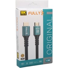 Akıllı Bayi Fully G-506F 3 Metre 8k V2.1 Ultra Hd HDMI Görüntü Kablosu