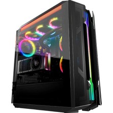 Velora Cougar Cgr-6kmtb-Rgb Gemini T Bilgisayar Kasası, Siyah