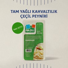 Akdu Peynir Tam Yağlı Taze Çeçil Tel Peyniri 250 gr - %100 İnek Sütünden, Az Tuzlu, Lif Lif Uzayan Peynir