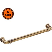 Eym 5 Adet Doğanlar Gusto 192 mm Mobilya Kulp Olifka Antik Sarı
