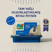 Akdu Peynir Tam Yağlı Beyaz Peynir 600 gr - %100 İnek Sütünden, Olgunlaştırılmış, Şirden Mayalı