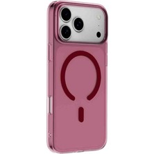 Turkuaz Store Iphone 17 Pro/iphone 18 Pro Uyumlu Magsafe Kablosuz Şarj Özellikli Sert Şeffaf Telefon Kılıfı