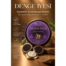 Terra Di Simana - Gün Içinde Dinginlik Rutini Için Giyilebilir Aromaterapi Rozeti - Denge Iyesi 10'lu Paket