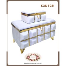 Sema Home Collection Kod 3021 Ikili Nişan Sandığı