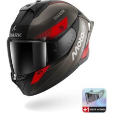 Kask Shark Skwal Cup Motogp Mat Kapalı Gri/kırmızı