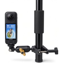 Ekspres INSTA360 X5 X4 X3 Gopro Uyumlu Gidon Kelepçe Aksiyon Kamera Tutucu 360°