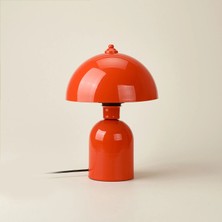 Matmel Lighting Metal Mantar Abajur - Turuncu - 40 cm