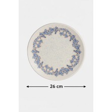 6'lı Toledo Servis Tabağı 26CM Dijital Valeria-A Rinart
