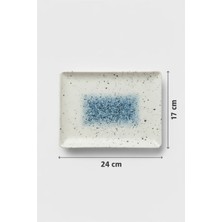 Flora Dikdörtgen Kayık Tabak 24.17CM Dijital Splash Rinart
