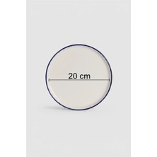 Toledo Pasta Tabağı 20CM Rim Lacivert Rinart