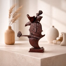 Matmel Deco Violoncelista Dekor - Antik - 32 cm
