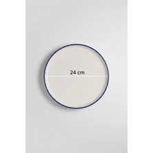 Toledo Servis Tabağı 24CM Rim Lacivert Rinart