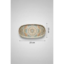 Toledo Oval Kayık Tabak 25CM Dijital Celest Rinart