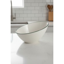 Truva Elips Salata Kasesi 22CM Rim Yeşil Rinart