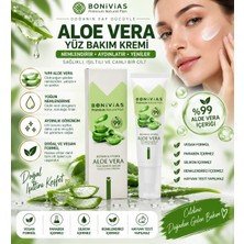 Bonivias Aleovera Nemlendirici  Ve Aydınlatıcı Yüz Kremi Vegan % 99 Aloevera