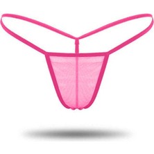 Nimse Love Kadın Pembe Tül Detaylı Tanga Külot - SEDAMX2809-4700