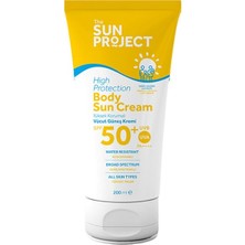 Velora Görkito The Sun Project Yüksek Korumalı Aile Boyu Yüz ve Vücut Güneş Kremi 50 Spf 200 ml