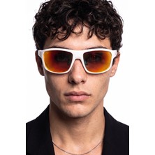 Bilge Karga Kaelis White Orange Mirror Erkek Güneş Gözlüğü