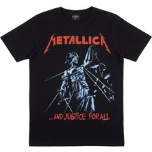 Orijintex Metallica Tişört Siyah