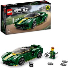 Velora Lego® Speed Champions Lotus Evija 76907-8 Yaş ve Üzeri Çocuklar ve Araba Meraklıları Için Harika Bir Oyuncak Yapım Seti (247 Parça)