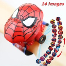 Brf Store Pmstore Spiderman Örümcek Adam Projeksiyonlu Dijital Çocuk Saati Duvara Yansıtmalı Kaliteli, Çok Ren
