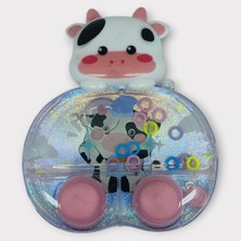 Colezium Işıklı Su Oyunu - H Geçirme - Fidget Oyun - Siyah Inek  - 1 Adet