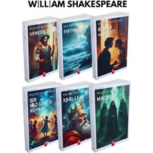 Brf Store Pmstore William Shakespeare Klasik Eserler Seti, 6 Kitap, Venedik Taciri, Fırtına, Romeo ve Juliet,