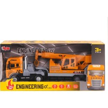 NW NessiWorld KLX800-241-42-43-44 Işıklı Müzikli Inşaat Tırı 1:24 -Vardem Oyuncak