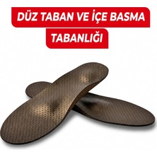 Brf Store Pmstore Wonkey Içe Basma ve Düz Taban Destekleyici Anatomik Ayakkabı Tabanlığı, Doğal Mantar Medikal