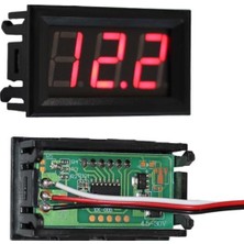 Aydogan's Ayd PM-23276 Dc 4.5-100V Dijital Panel Voltmetre 0.56’’ Kırmızı LED Ekranlı Voltaj Gösterge