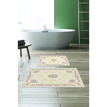 Mikasso Alanur Trend Kaymaz Taban Dijital Banyo Takımı KT484 Krem Belirtilmemiş Bej