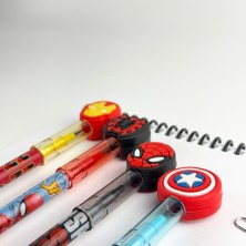 Bak Gel Al Lisanslı Marvel Süper Kahramanlar 4lü Kurşun Kalem Seti Örümcek Adam, Iron Man, Captain America