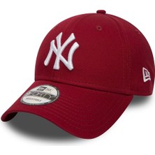 Velora New Era League Essential 940 New York Yankees Cardinal Beyzbol Şapkası, Kırmızı, Tek Ebat