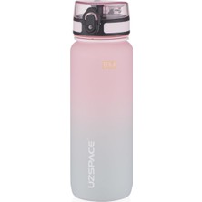 1001 Uzspace 800ML Çift Renkli Sızdırmaz Bpa Içermez Kilitlenebilir Kapaklı Motivasyonel Tritan Su