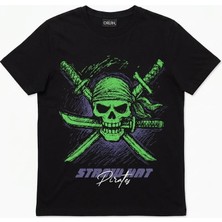 Orijintex One Piece Zoro Tişört Siyah