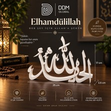 Ddm Global Elhamdülillah Dekoratif Masaüstü Biblo | Islami Dekorasyon | Şık Hediye