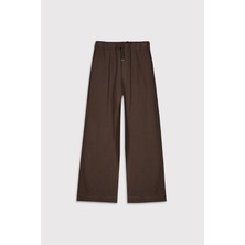 Babokah Beli Lastikli Keten Karışımlı Pantolon