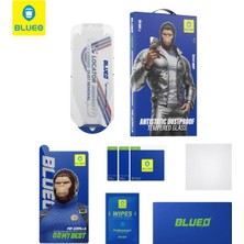 Blueo Anti Static App iPhone 17 Pro Max Uyumlu Aparatlı Toz Çizilme Parmak Izi Önleyici Cam Ekran Koruyucu