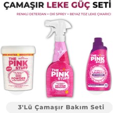 The Pink Stuff Çamaşır Leke Güç Seti - 3'lü Çamaşır Bakım Seti