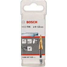 Velora Bosch Accessories Bosch Professional Hss-Tin Kademeli Matkap Ucu, 3 Yüzeyli Şaftlı (Ø 4-12 Mm, 9 Kademeli)