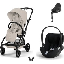 Cybex Eezy S Twist+2 Travel Sistem | Dune Grey & Cloud T Plus Bazalı Sephia Black
